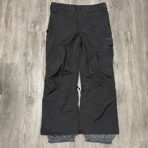 Burton Pants Men's X-Large Black Dryride Poacher Snowboard Ski Nylon Winter